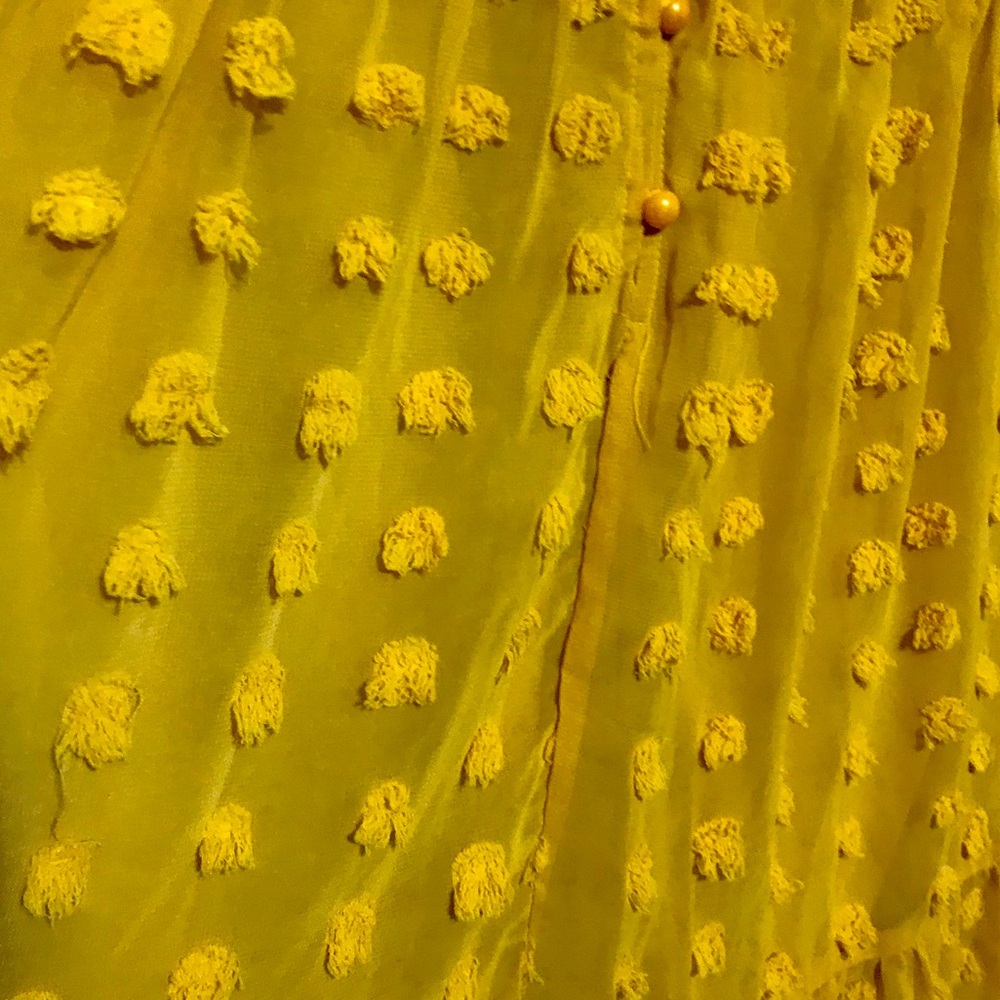Mellow Yellow Polka Dot Dress - Picture 6 of 9
